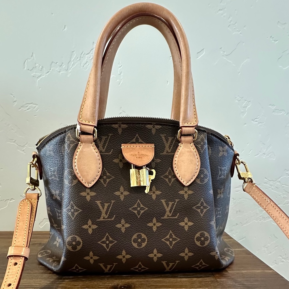 Louis Vuitton Brown Monogram Canvas Petite Handbag